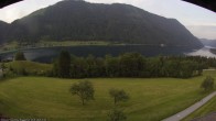 Archiv Foto Webcam Weißensee: Sicht vom Ferienhotel Nagglerhof 19:00