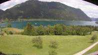 Archiv Foto Webcam Weißensee: Sicht vom Ferienhotel Nagglerhof 13:00
