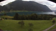 Archiv Foto Webcam Weißensee: Sicht vom Ferienhotel Nagglerhof 19:00