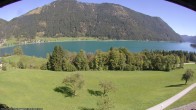 Archiv Foto Webcam Weißensee: Sicht vom Ferienhotel Nagglerhof 11:00