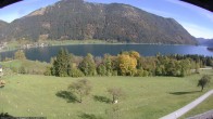 Archiv Foto Webcam Weißensee: Sicht vom Ferienhotel Nagglerhof 11:00