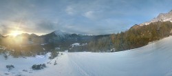 Archiv Foto Webcam Weißlähnabfahrt, Skigebiet Ehrwald 17:00