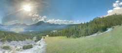 Archiv Foto Webcam Weißlähnabfahrt, Skigebiet Ehrwald 17:00