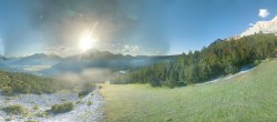 Archiv Foto Webcam Weißlähnabfahrt, Skigebiet Ehrwald 19:00