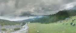 Archiv Foto Webcam Weißlähnabfahrt, Skigebiet Ehrwald 11:00