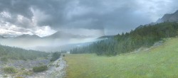 Archiv Foto Webcam Weißlähnabfahrt, Skigebiet Ehrwald 19:00