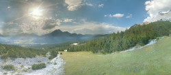 Archiv Foto Webcam Weißlähnabfahrt, Skigebiet Ehrwald 17:00