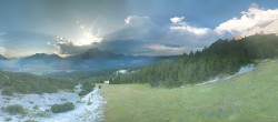 Archiv Foto Webcam Weißlähnabfahrt, Skigebiet Ehrwald 19:00