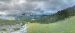 Archiv Foto Webcam Weißlähnabfahrt, Skigebiet Ehrwald 19:00
