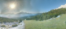 Archiv Foto Webcam Weißlähnabfahrt, Skigebiet Ehrwald 17:00