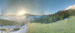 Archiv Foto Webcam Weißlähnabfahrt, Skigebiet Ehrwald 19:00