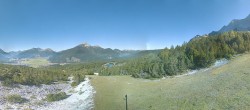 Archiv Foto Webcam Weißlähnabfahrt, Skigebiet Ehrwald 11:00