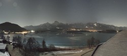 Archiv Foto Webcam Faaker See, Blickrichtung Süden 23:00