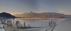 Archiv Foto Webcam Faaker See, Blickrichtung Süden 07:00