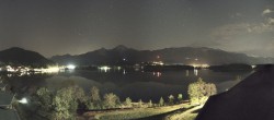 Archived image Webcam Faaker See lake, view direction south 23:00