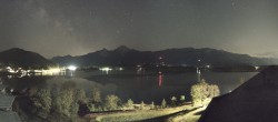 Archiv Foto Webcam Faaker See, Blickrichtung Süden 01:00