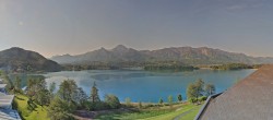 Archiv Foto Webcam Faaker See, Blickrichtung Süden 07:00