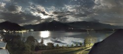 Archived image Webcam Faaker See lake, view direction south 23:00
