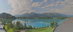 Archived image Webcam Faaker See lake, view direction south 07:00