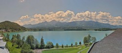 Archived image Webcam Faaker See lake, view direction south 11:00