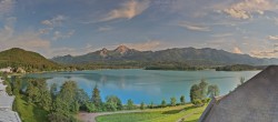 Archived image Webcam Faaker See lake, view direction south 17:00