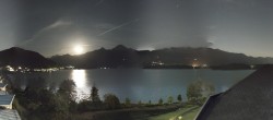 Archived image Webcam Faaker See lake, view direction south 23:00
