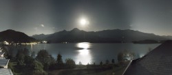 Archived image Webcam Faaker See lake, view direction south 01:00