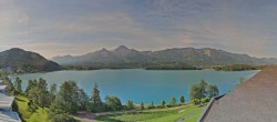 Archived image Webcam Faaker See lake, view direction south 07:00