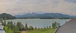 Archived image Webcam Faaker See lake, view direction south 09:00