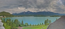 Archived image Webcam Faaker See lake, view direction south 17:00