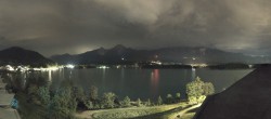 Archived image Webcam Faaker See lake, view direction south 23:00