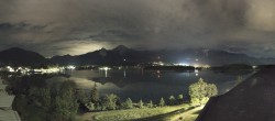 Archiv Foto Webcam Faaker See, Blickrichtung Süden 23:00