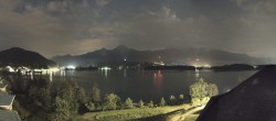 Archiv Foto Webcam Faaker See, Blickrichtung Süden 23:00
