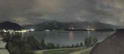 Archiv Foto Webcam Faaker See, Blickrichtung Süden 23:00