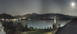 Archiv Foto Webcam Faaker See, Blickrichtung Süden 23:00