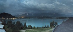 Archiv Foto Webcam Faaker See, Blickrichtung Süden 03:00