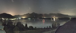 Archiv Foto Webcam Faaker See, Blickrichtung Süden 23:00