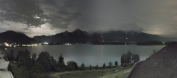 Archived image Webcam Faaker See lake, view direction south 01:00