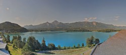 Archiv Foto Webcam Faaker See, Blickrichtung Süden 07:00