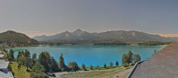 Archiv Foto Webcam Faaker See, Blickrichtung Süden 09:00