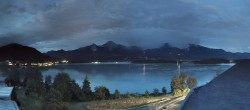 Archiv Foto Webcam Faaker See, Blickrichtung Süden 03:00