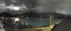Archiv Foto Webcam Faaker See, Blickrichtung Süden 23:00