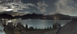 Archiv Foto Webcam Faaker See, Blickrichtung Süden 23:00