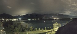 Archiv Foto Webcam Faaker See, Blickrichtung Süden 23:00
