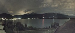 Archiv Foto Webcam Faaker See, Blickrichtung Süden 01:00