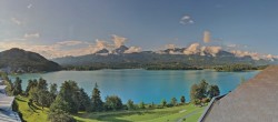 Archiv Foto Webcam Faaker See, Blickrichtung Süden 07:00