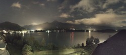 Archiv Foto Webcam Faaker See, Blickrichtung Süden 23:00