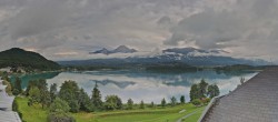 Archived image Webcam Faaker See lake, view direction south 09:00