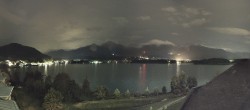 Archiv Foto Webcam Faaker See, Blickrichtung Süden 23:00