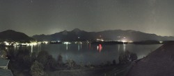 Archiv Foto Webcam Faaker See, Blickrichtung Süden 23:00